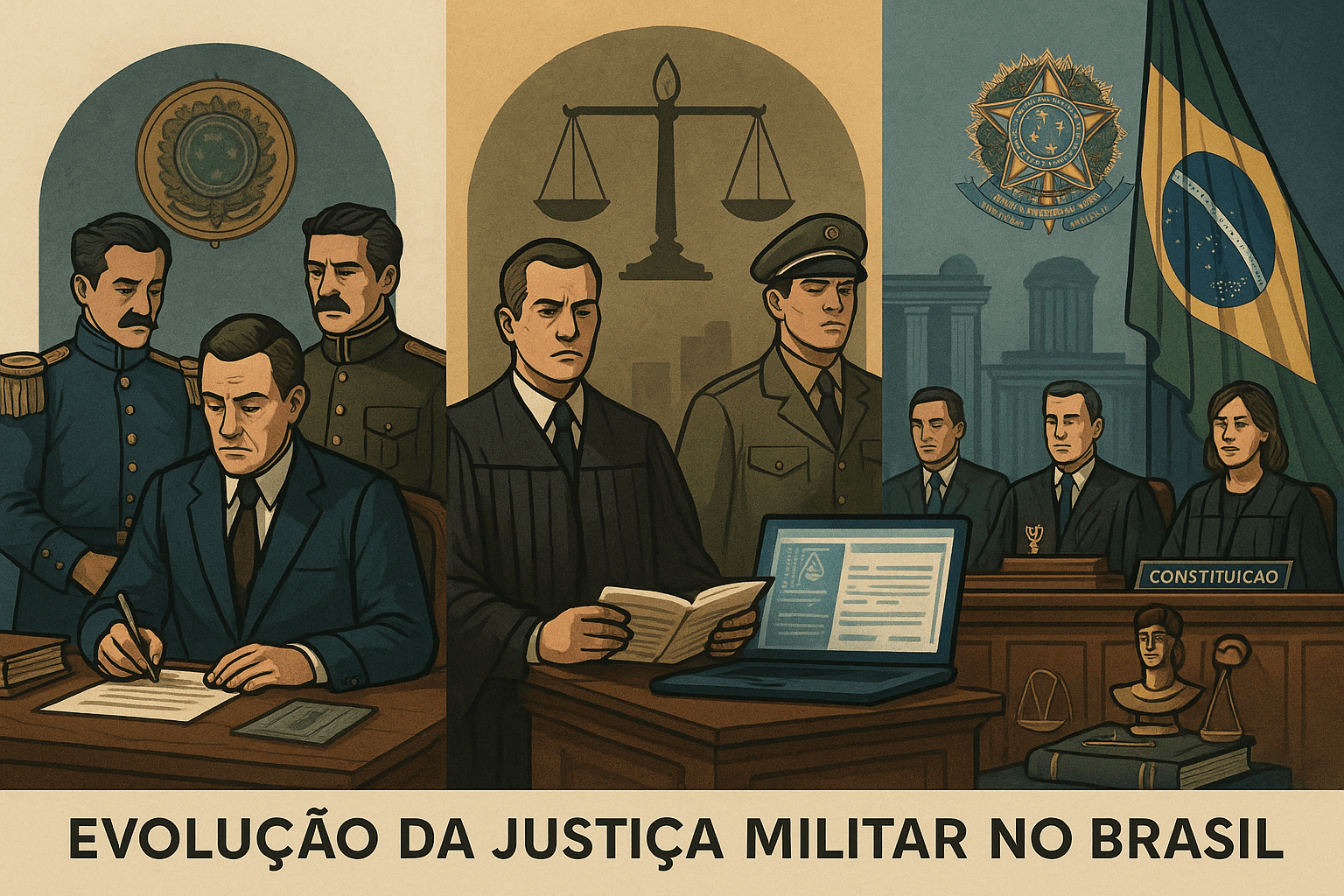 Evolução da Justiça Militar no Brasil